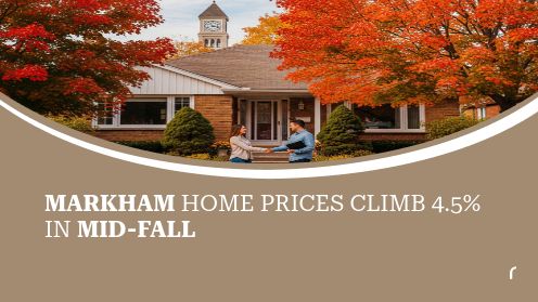 Markham Home Prices Climb 4.5% in Mid-Fall | Watch Today’s Real Estate Updates & Tips